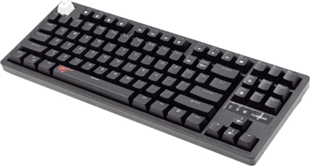 Tastierë mekanike gaming HAVIT Gamenote HV-KB892L, 87 taste, USB-C, UK layout, e zezë