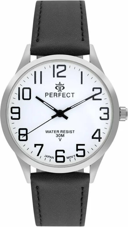 Orë dore meshkuj PERFECT GXB452-01, e zezë