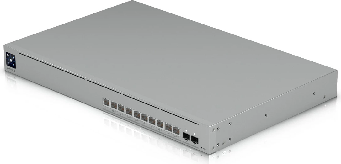 Switch rrjeti Ubiquiti USW-Pro-XG-10-PoE, 10x 10G RJ45, PoE+++ 400W, Rack 1U, gri