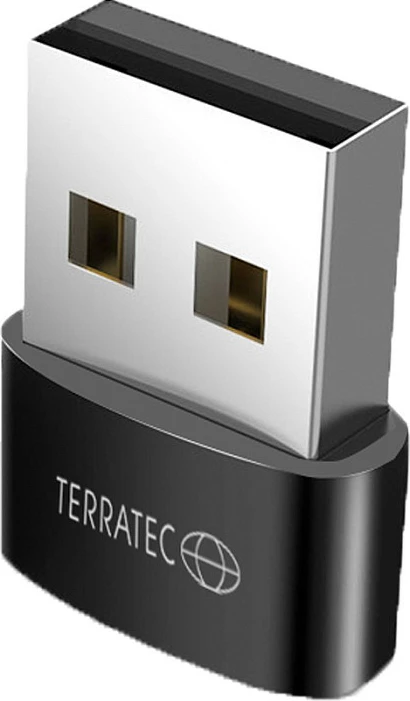 Adapter TerraTec Connect C20, USB-A në USB-C, i zi