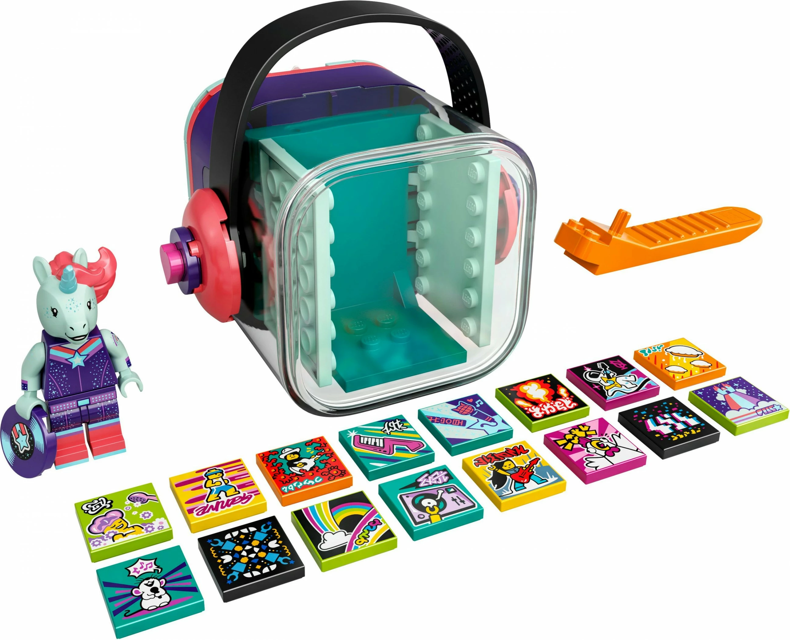 Set ndërtimi LEGO VIDIYO Unicorn DJ BeatBox, 84 pjesë, Multikolor