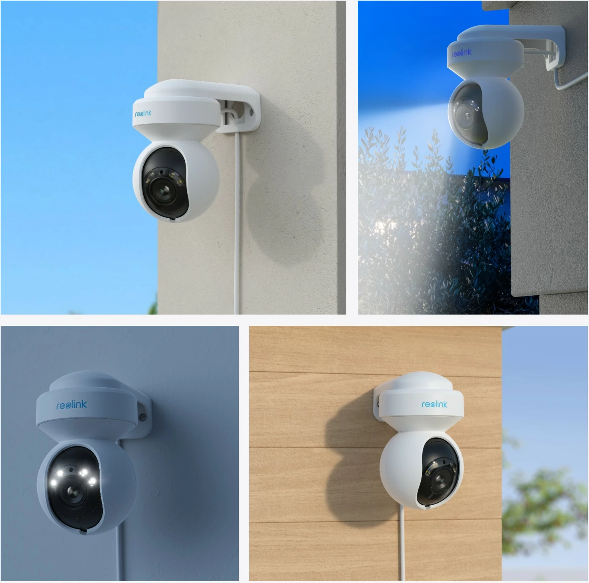 Kamerë IP Reolink E Series E560, 4K UHD, Wi-Fi 6, zmadhim optik 3X, bardhë