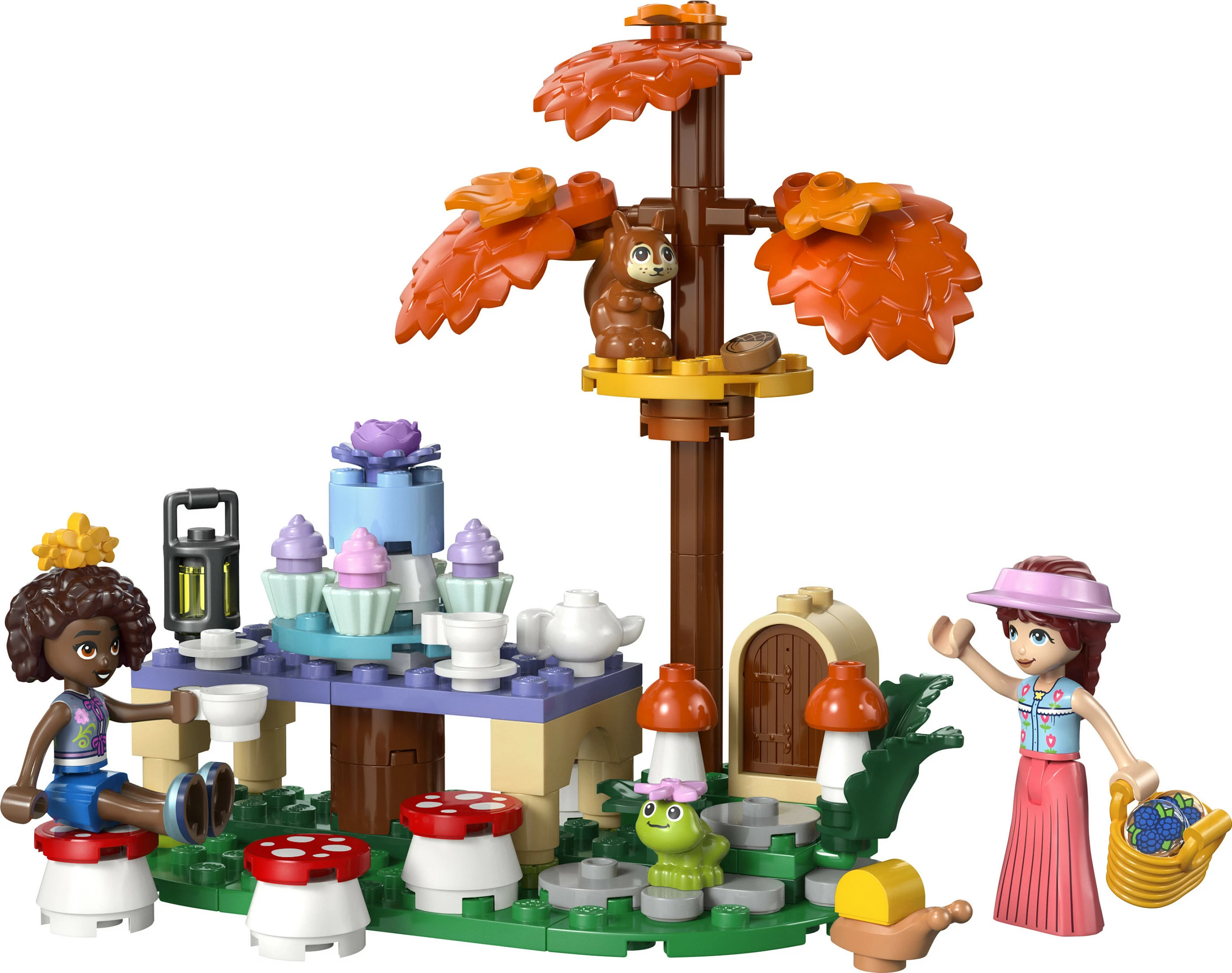 Set ndërtimi LEGO Friends 42690 Tea Party në Pyll, 116 pjesë, 6+ vjet, multikolor