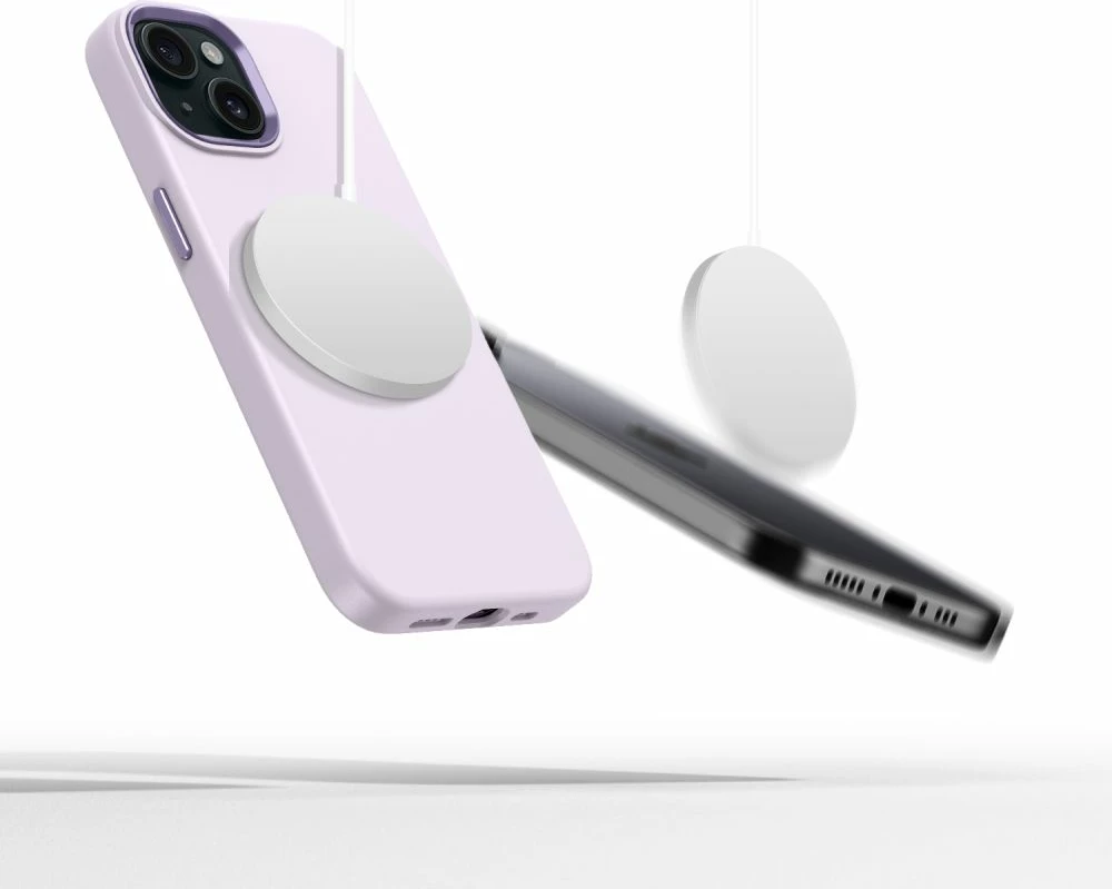 Mbështjellës Tech-Protect Silicone Pure MagSafe për iPhone 15, Violet