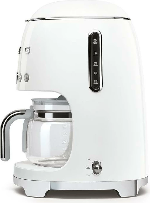 Aparat kafeje filtri SMEG DCF02WHEU 1.2–1.6L e bardhë
