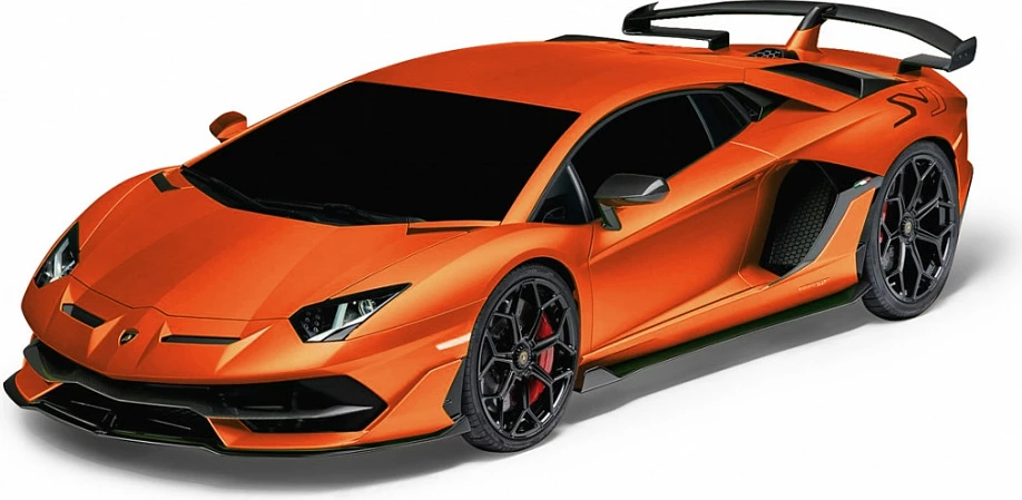 Vetura me telekomandë Jamara Lamborghini Aventador SVJ 1:24, 27 MHz, portokalli