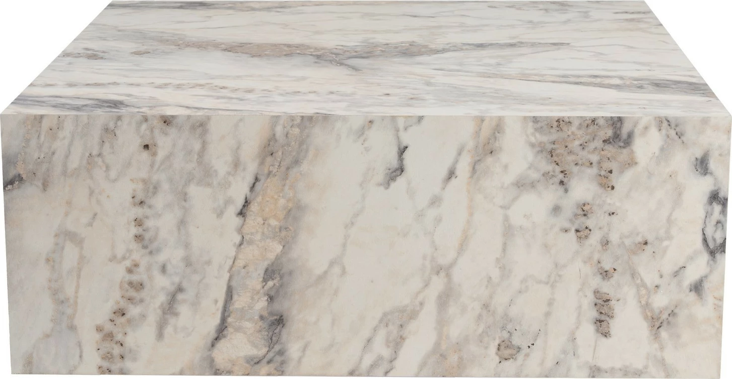 Tavolinë kafeje Nordure, Prizma, ngjyrë Freesia Marble