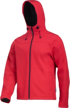 Xhaketë softshell me kapuç LAHTI PRO L4094106 3XL e kuqe