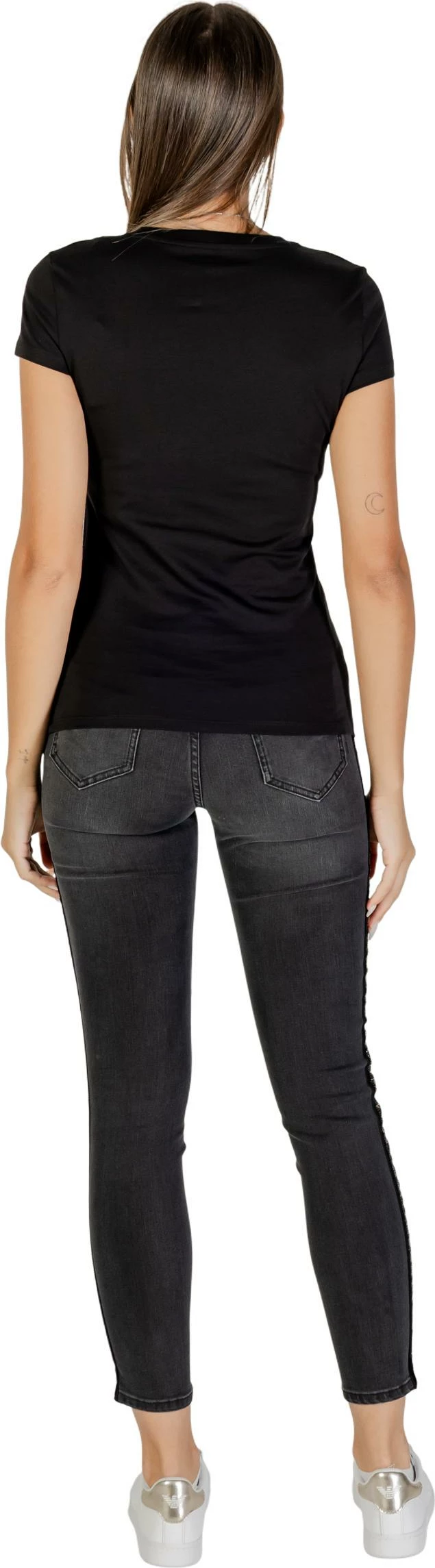Maicë për femra Armani Exchange XW001457 AF10356, e zezë-ari [Madhësia: XXL]