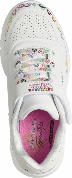 Atlete fëmijësh Skechers UNO Lite Heart Craze 314091L, shumëngjyrëshe