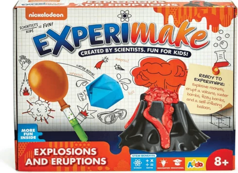 Nickelodeon Experimake Explosions and Eruptions Science Kit