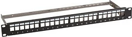 Panel patch EFB Elektronik B37200100TS.24, 24 porta RJ-45, Cat6a, 1U, 10GBase-T, i zi