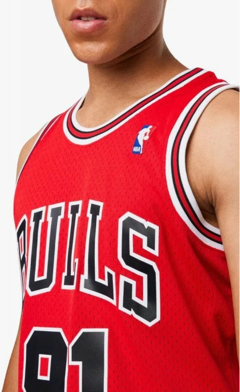 Maicë për meshkuj Mitchell & Ness, e kuqe