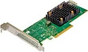 Kartë kontrolleri Broadcom HBA 9500-8i, PCIe Gen4, SAS/SATA/NVMe, 8 porta, Full-height/Low-profile, gjelbër/gri