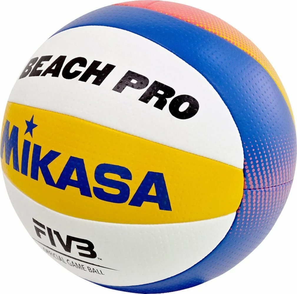Top volejbolli plazhi Mikasa BV550C Beach Pro, madhësi 5, 10 panele, FIVB, shumëngjyrësh