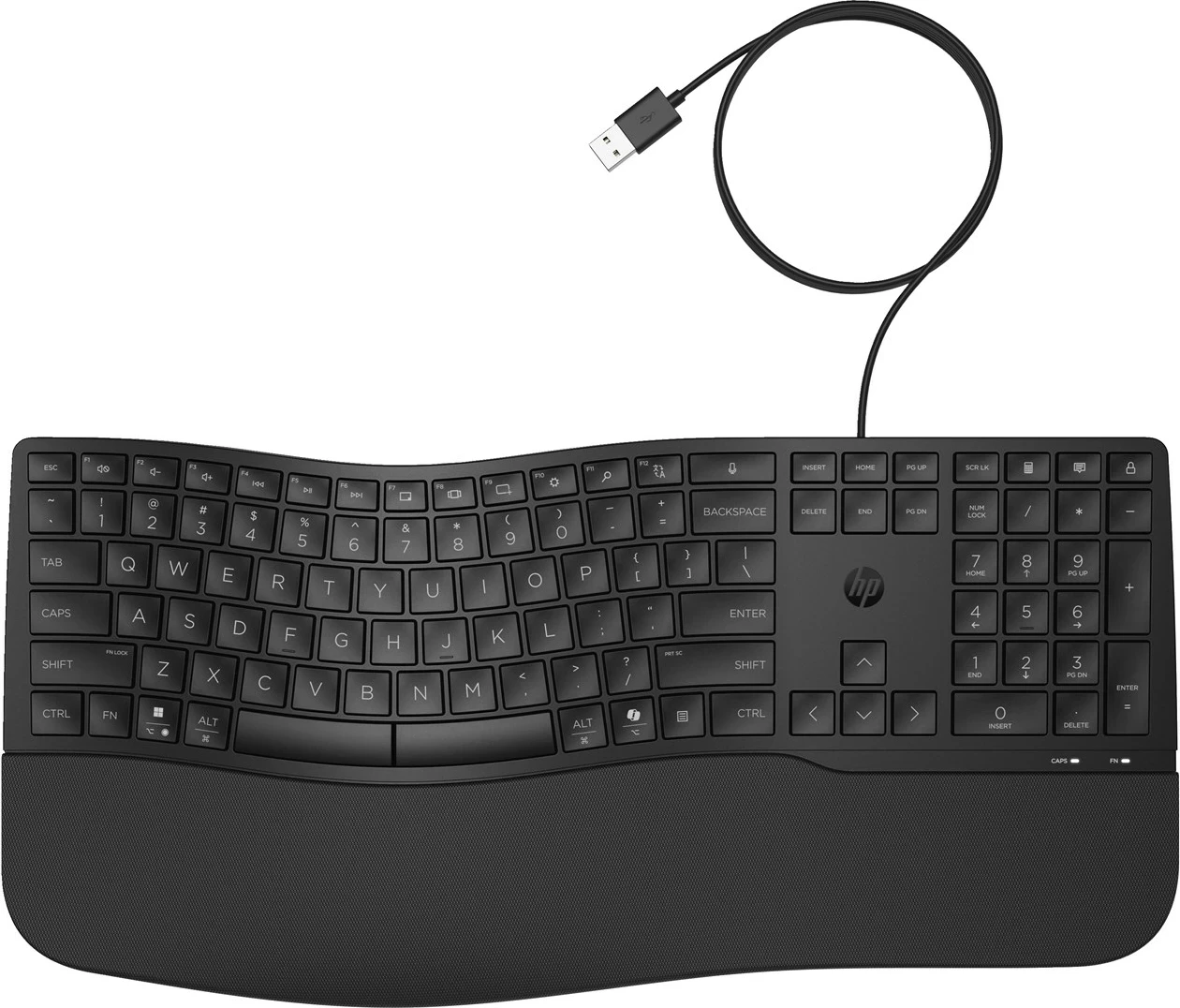 Tastierë HP 480 Comfort me kabllo, USB, e zezë