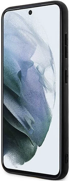 Mbështjellës Karl Lagerfeld Saffiano Mono Metal Logo për Samsung Galaxy S24, i zi