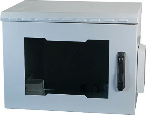 Kabinet rrjeti EFB Elektronik 19" 20U IP55, thellësi 600 mm, montim në mur, gri