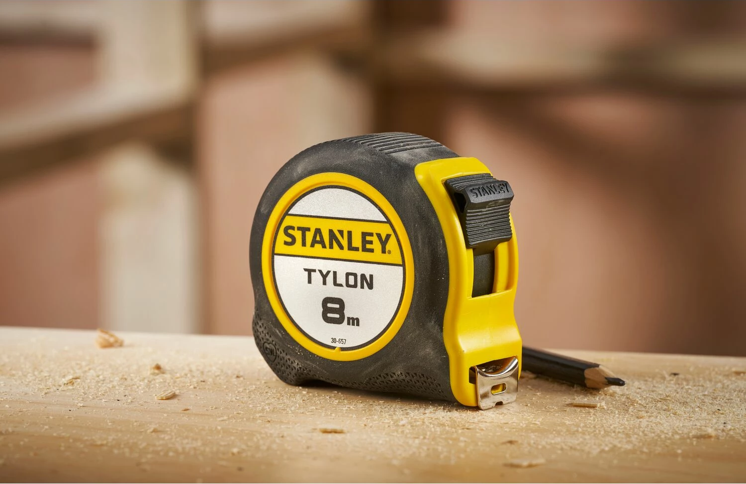 Metër shirit Stanley Tylon 1-30-657 8 m x 25 mm, e verdhë