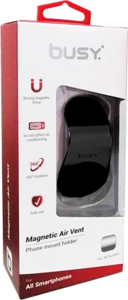 Mbajtës magnetik për telefon Busy -Black