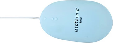 Maus Medigenic KEION Medical, USB me kabllo 2 m, IP67, optik, 5 butona, blu e çelët