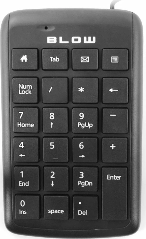 Tastierë numerike Blow KP-23 USB me kabllo, layout US, e zezë