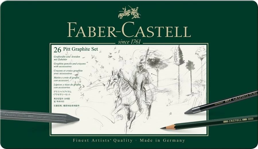 Set lapsa grafiti Faber-Castell 112974, 26 copë