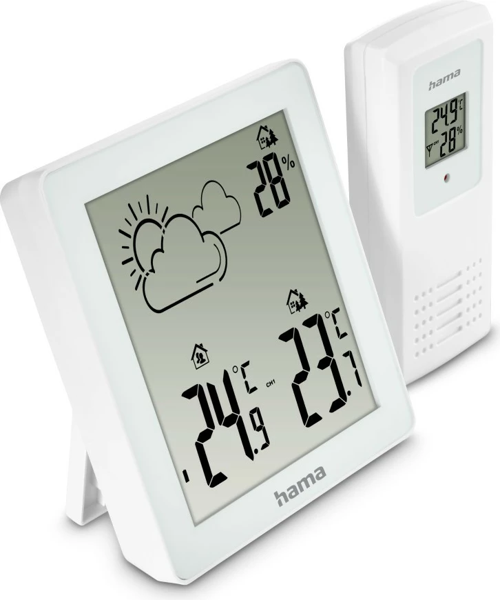 Stacion moti Hama Zakynthos White, me sensor pa tela, i bardhë