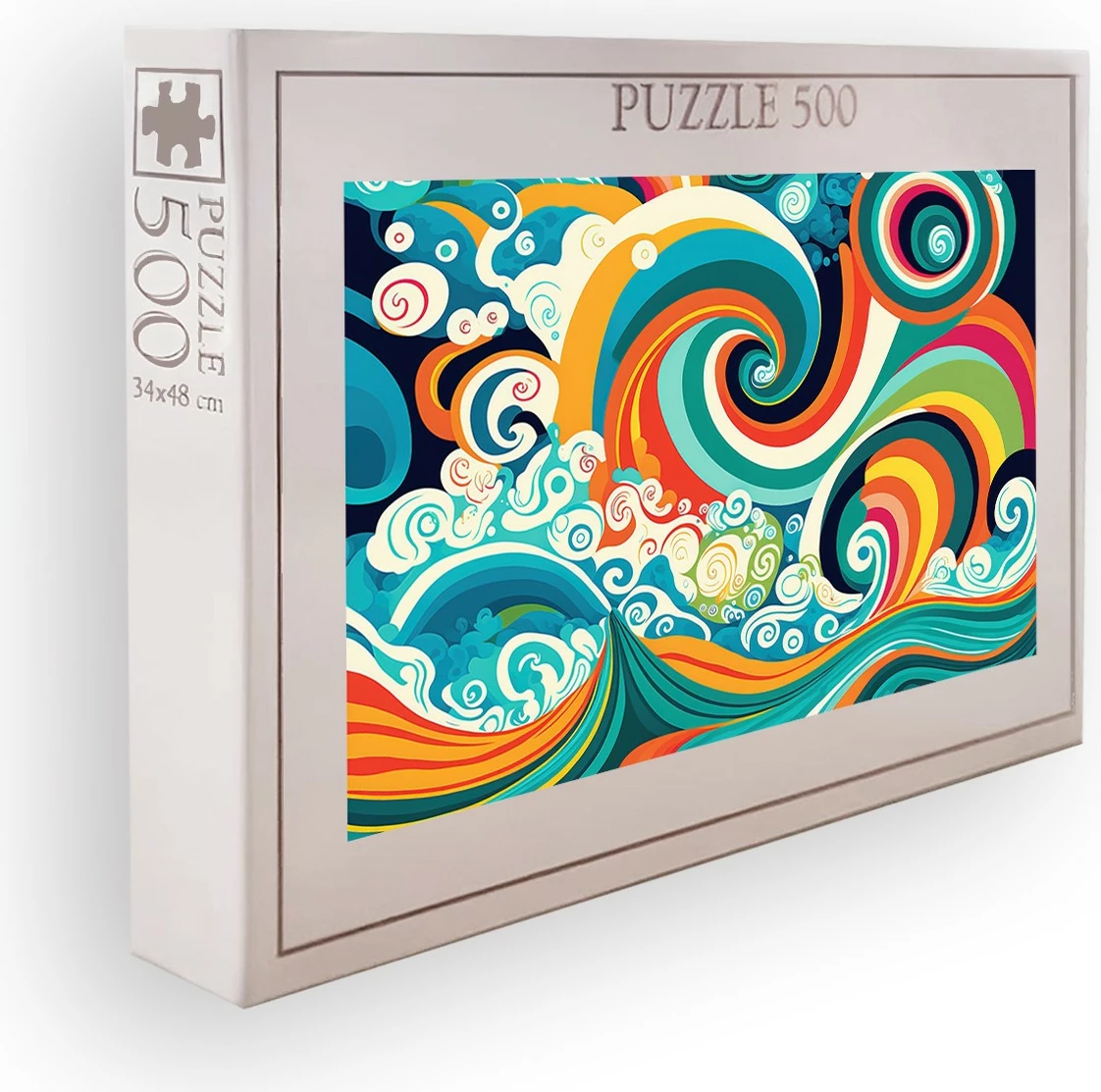 Puzzle 500 copa, shumëngjyrësh, Evila Originals, PZL_0102_500
