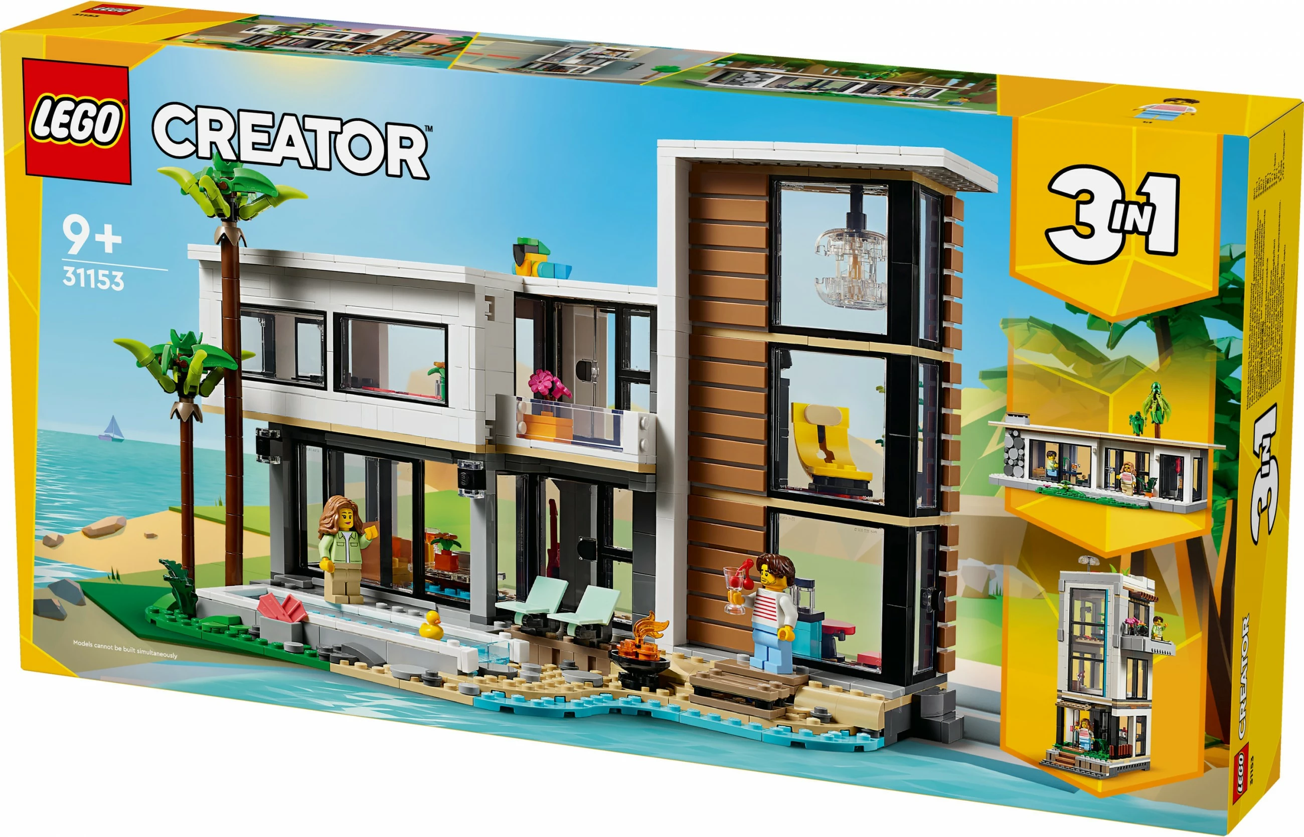 Set ndërtimi LEGO Creator 31153, 3-in-1, 939 pjesë, shumëngjyrësh