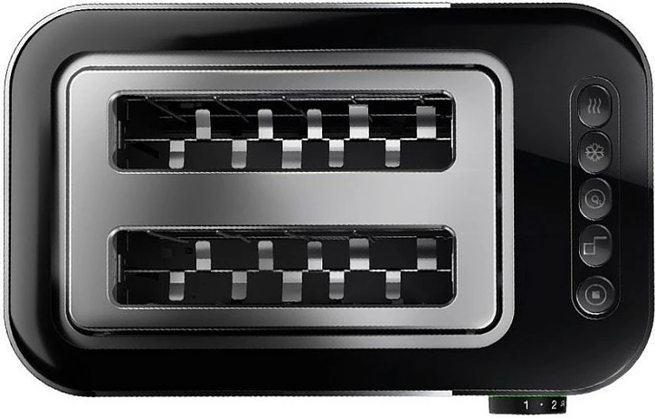 Toster Braun HT 5015 BK, 2 slota/2 feta, 1000 W, inox, zi