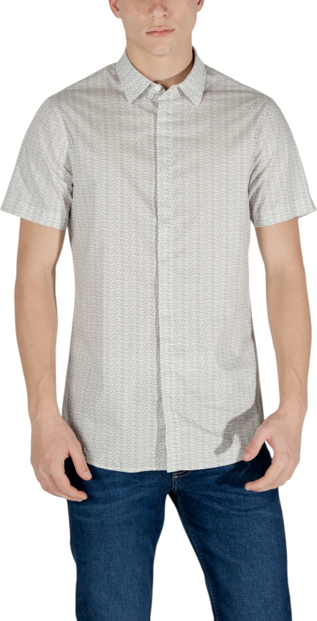 Maicë polo për meshkuj Armani Exchange XM000624 AF13184, krem