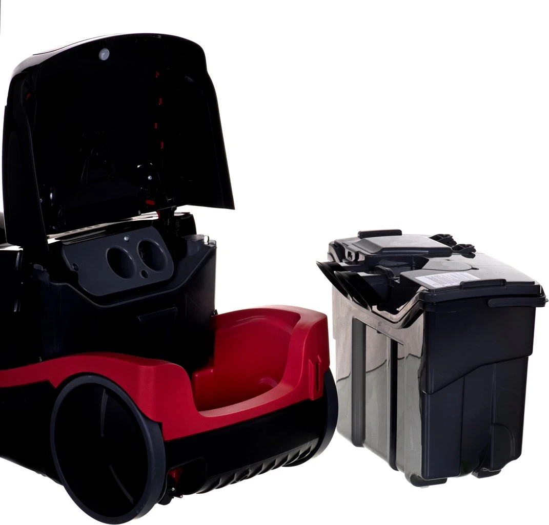 Fshesë me korrent Bosch, BWD421POW, seria 4, 2100W, e zezë/kuqe