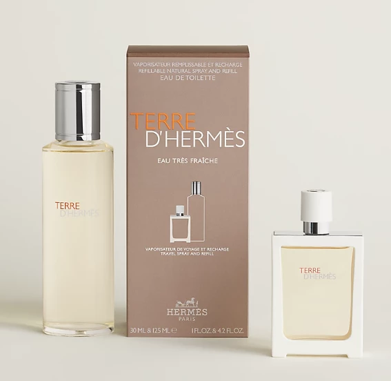 Set Eau De Toilette Hermes Terre d'Hermes Eau tres fraiche, 30ml & 125ml