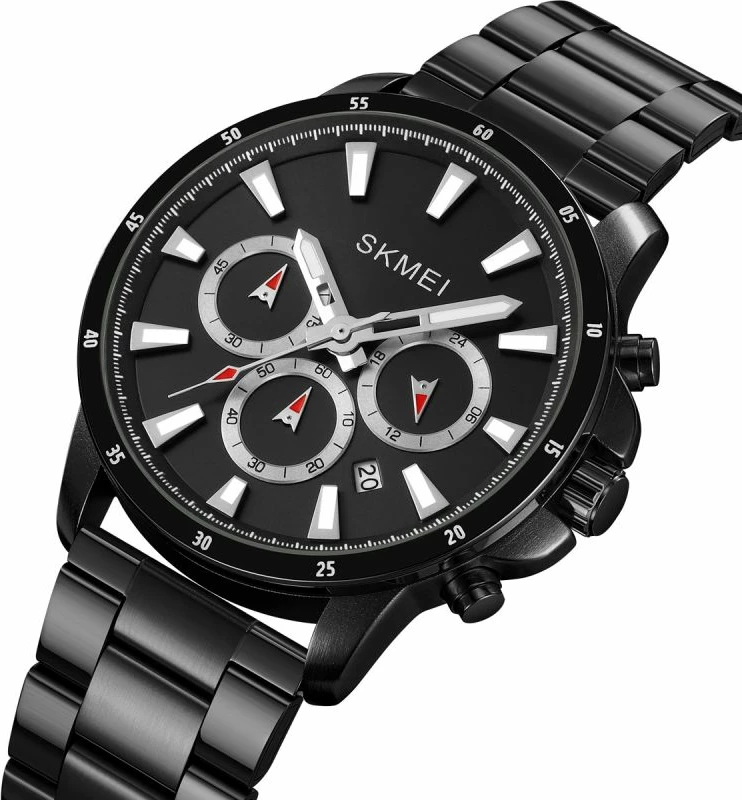 Orë dore për meshkuj Skmei, e zezë