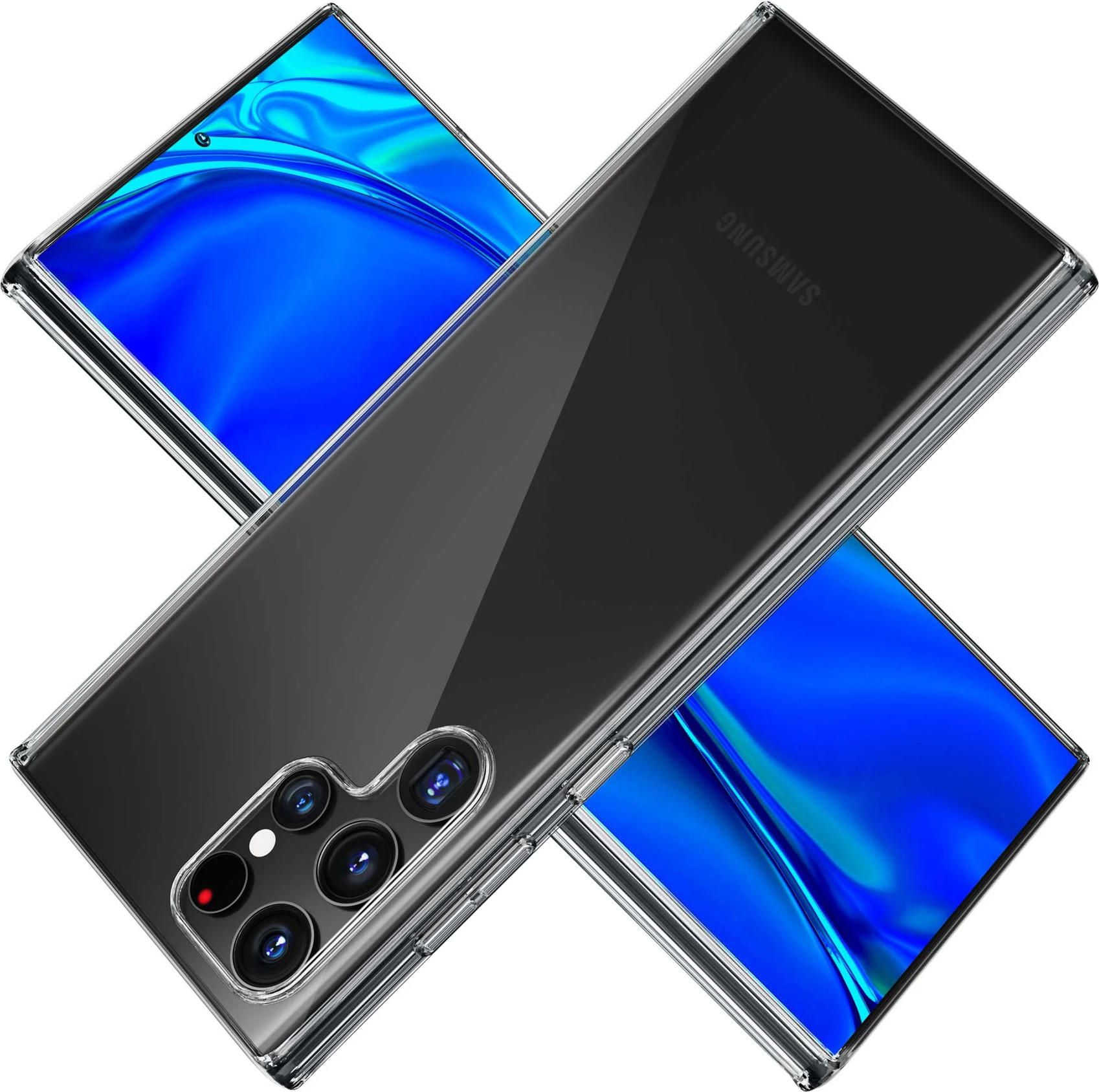 Mbështjellës 3mk Protection Clear Case për Samsung Galaxy S22 Ultra, Transparent