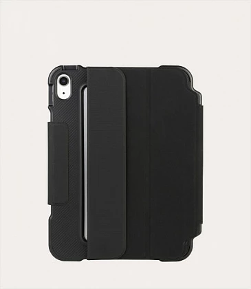 Mbështjellës folio Tucano IPD1022AL-BK për iPad 10.9" (10th gen 2022), me stand dhe vend për Pencil, i zi