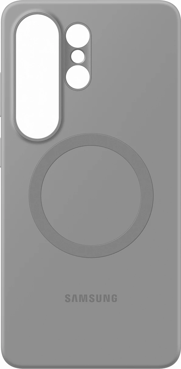 Mbështjellës silikoni me magnet Samsung Samsung Silicone Magnet Case për Samsung Galaxy S26 Ultra, kompatibil me MagSafe, gri, në kuti