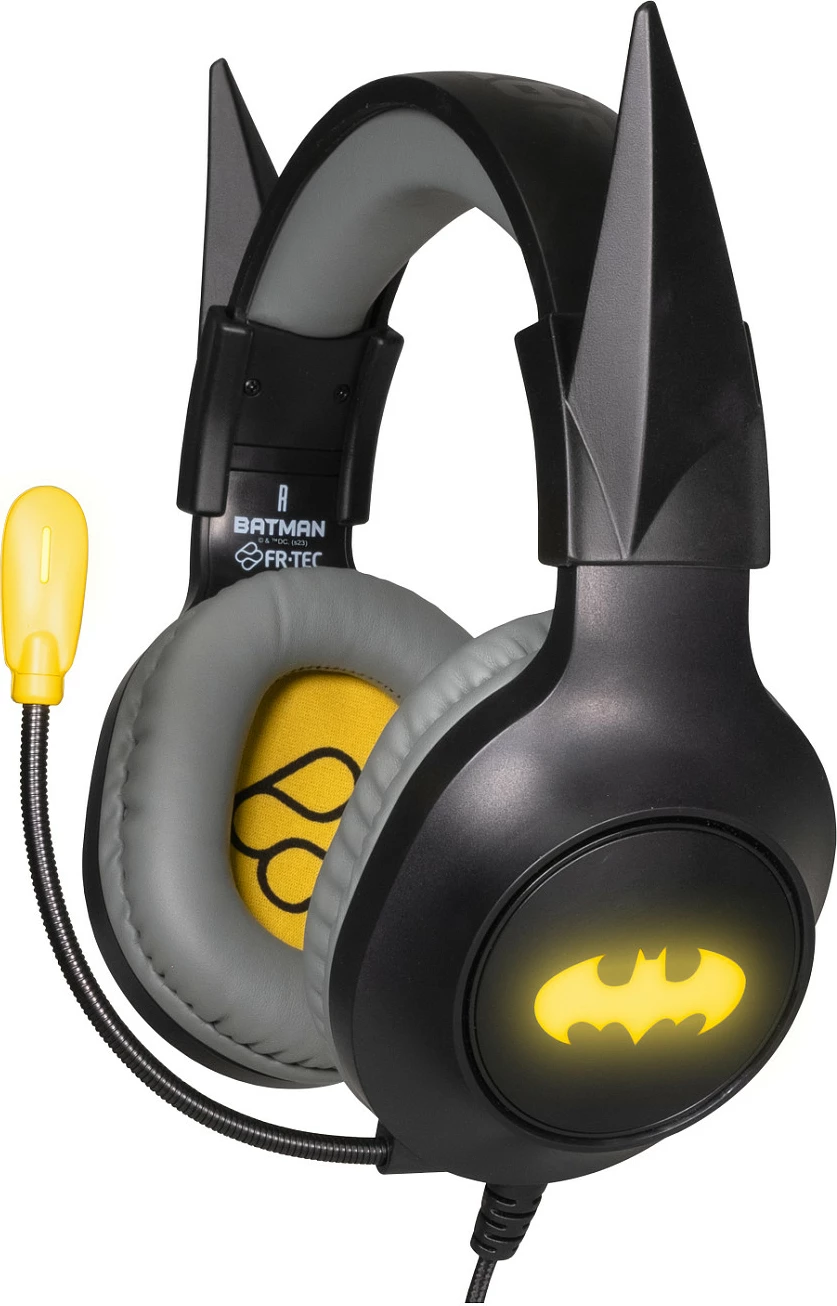 Kufje gaming Blade Batman DC me LED, mikrofon, e zezë