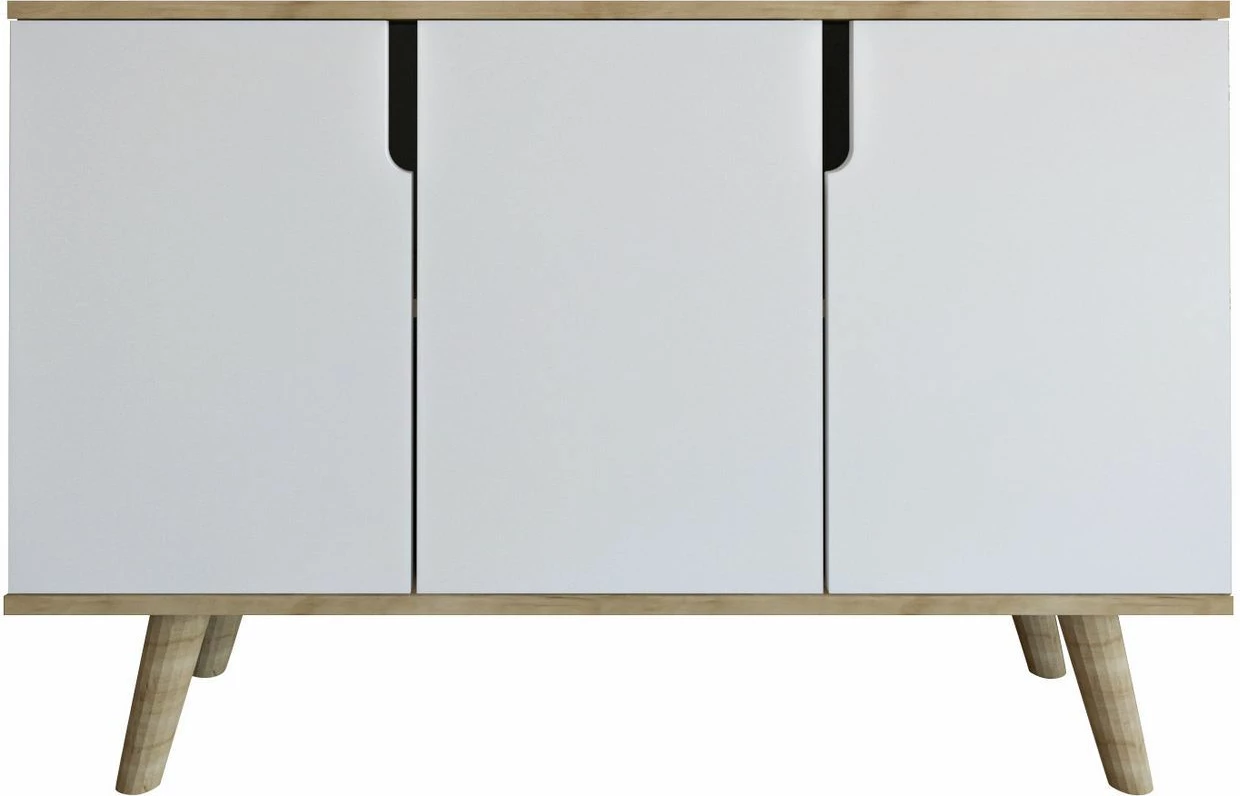 Konsol Skye Decor Verona 120, lis safir, e bardhë
