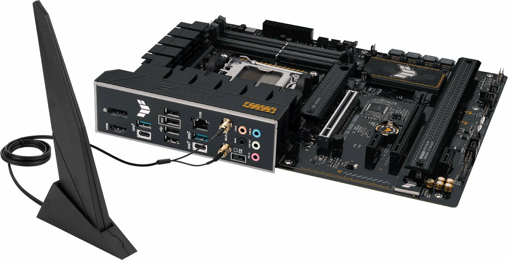 Pllakë amë Asus TUF Gaming B650-Plus WiFi, ATX, DDR5, AM5, WiFi 6/Bluetooth, e zezë