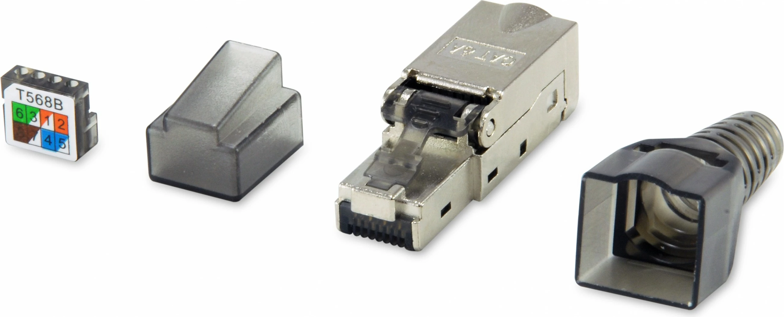 Konektor rrjeti RJ-45 Equip 121171, Cat6a, tool-less, 5 copë, ngjyrë nikel