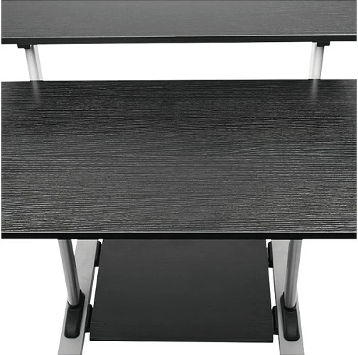 Stacion pune sit-stand LogiLink, mobil me rrota, lartësi e rregullueshme, e zezë/hiri