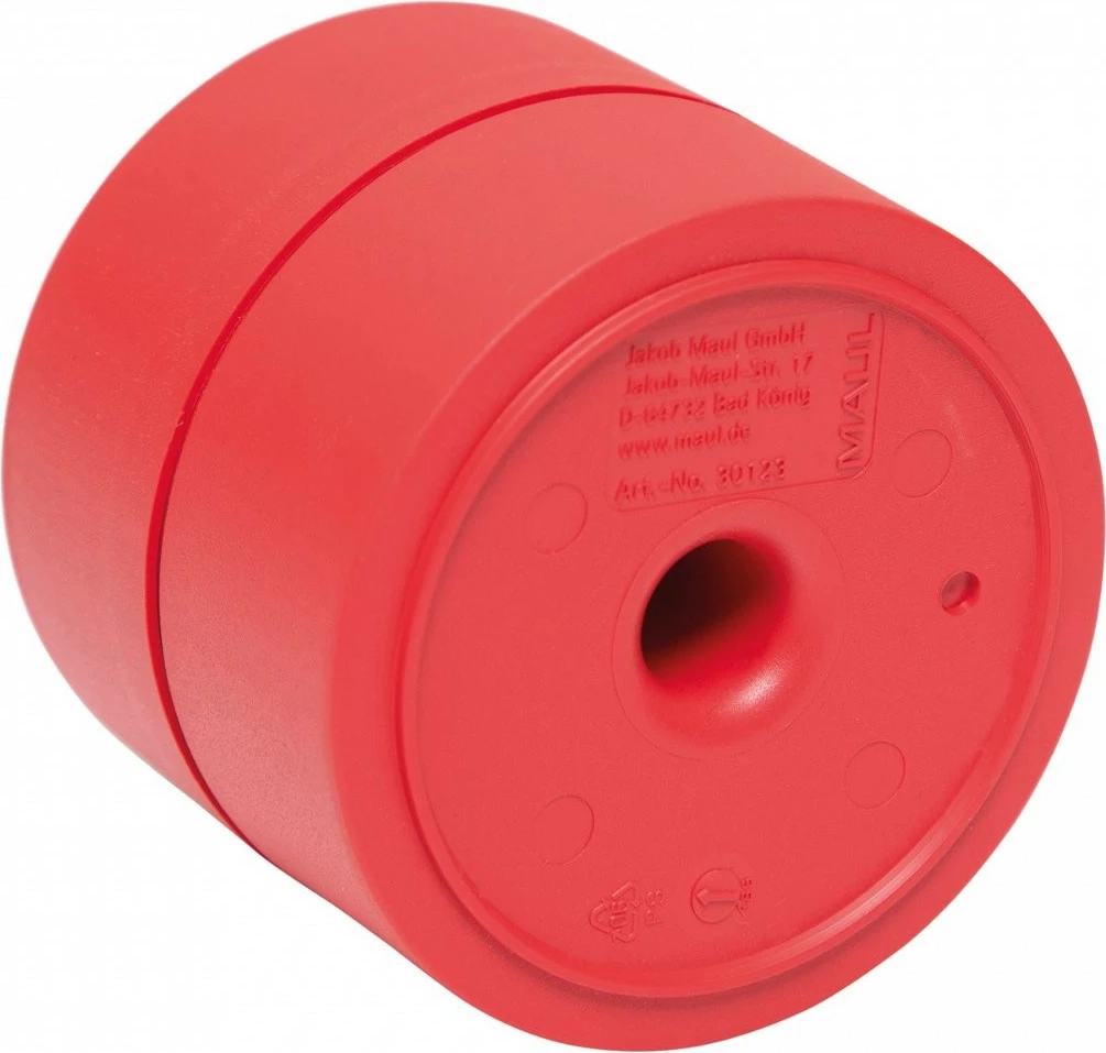 Aksesor zyre MAUL MAULpro plastikë magnetik, i kuq, 73x73x60mm