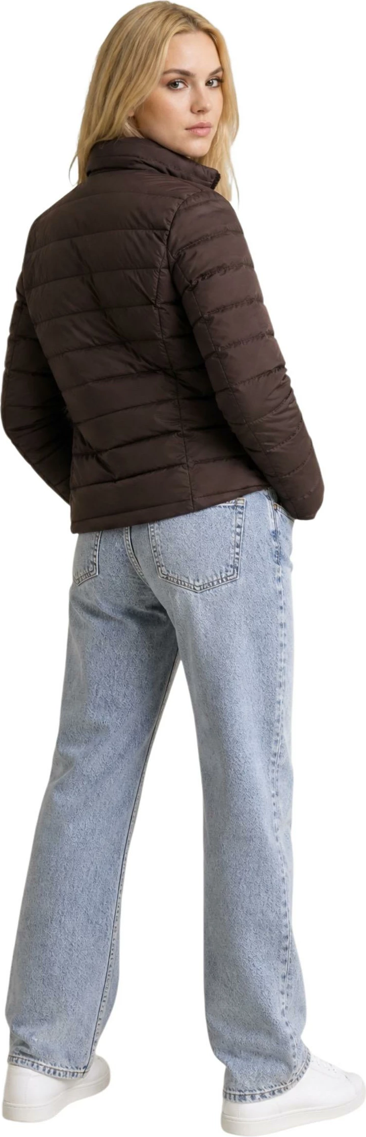 Jakne puffer për femra Guess Active DIANN V4YL04 WF3X0, kafe [Madhësia: XL]
