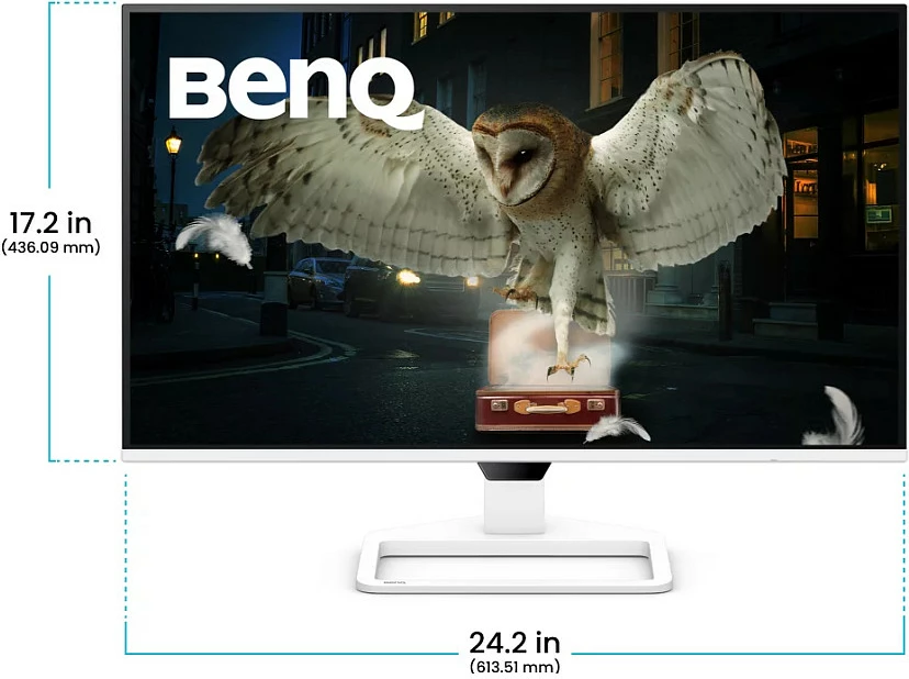 Monitor BenQ EW270Q, 27", 2K QHD 2560x1440, 200Hz, HDRi, altoparlantë të integrum, i bardhë