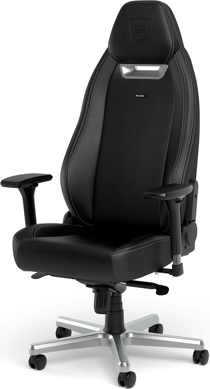 Karrige gaming Noblechairs LEGEND Silver Edition, e zezë/argjendtë
