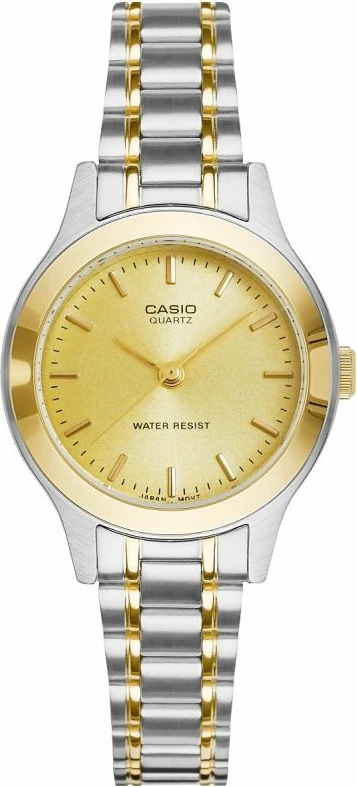 Orë dore për femra Casio, argjend e ar