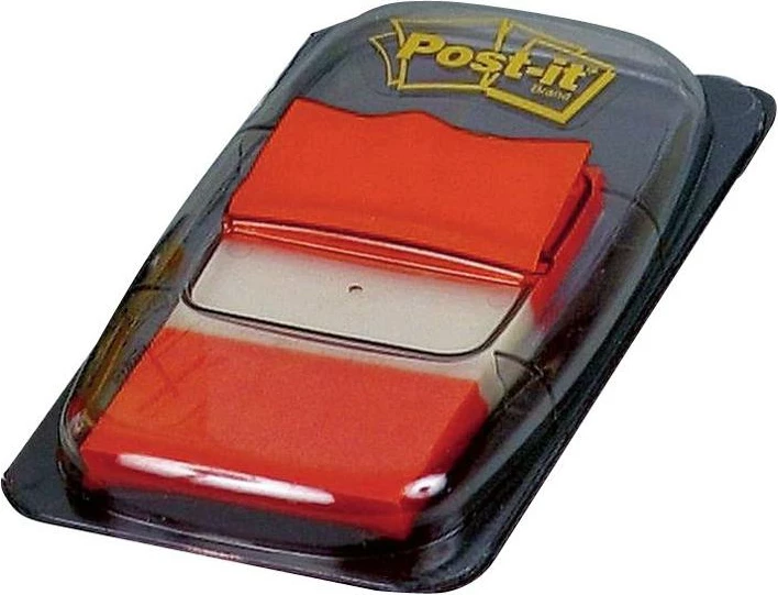 Fletëza shënjuese me dispenser, 3M Post-it 680-1, 44-66 copë, e kuqe