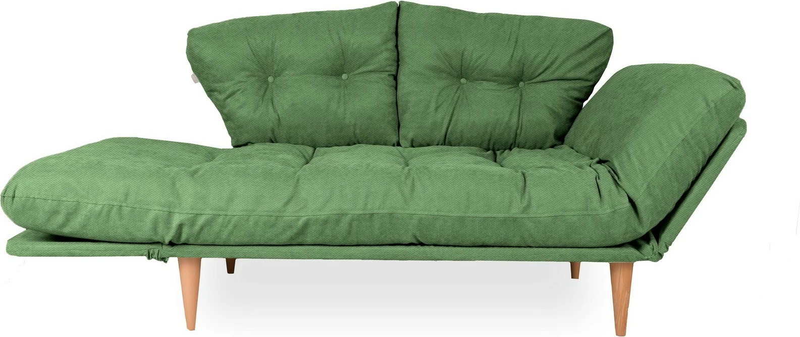 Krevat-sofá 3 vende, Nina Daybed, ngjyrë e gjelbër, GR106